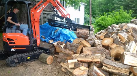 kubota mini excavator wood splitter|kubota b2650 splitter.